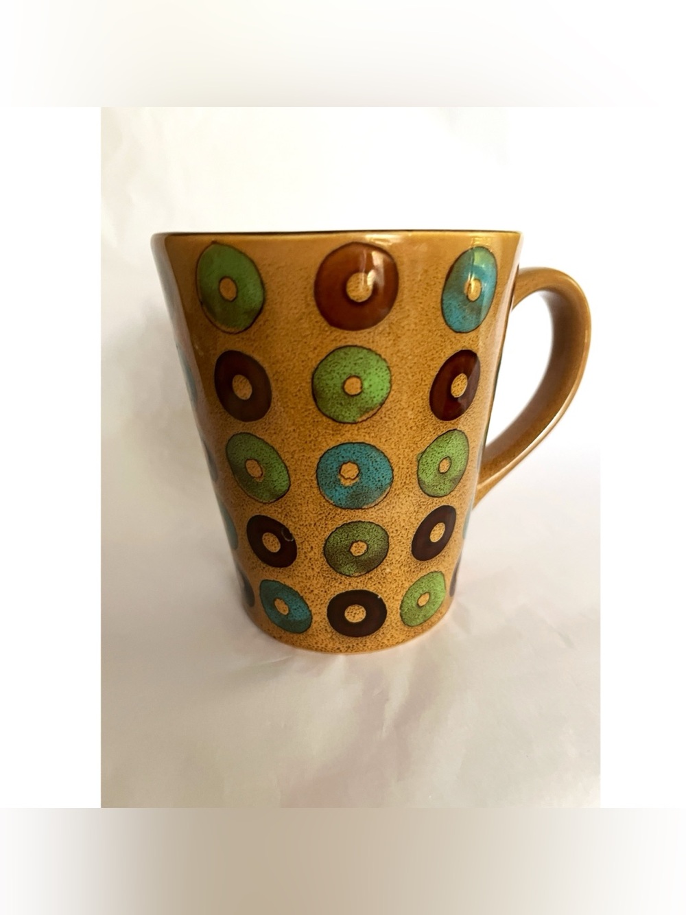 Mr. Coffee Retro Donut Themed Ceramic Mug